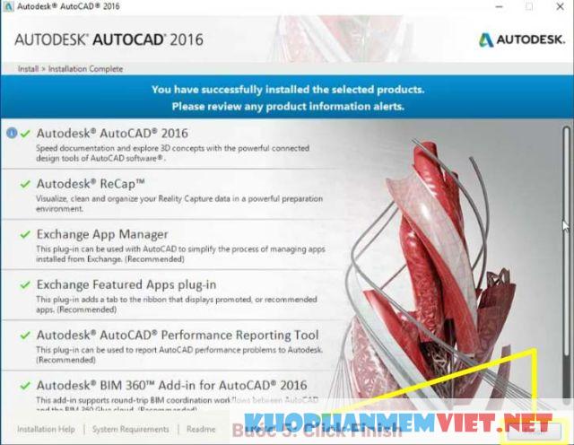 Hướng dẫn cài đặt Autocad 2016 miễn phí