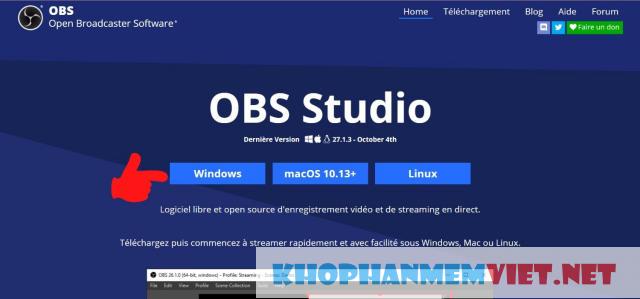 Hướng dẫn cài đặt phần mềm OBS Stuido miễn phí
