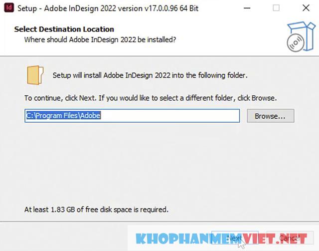 Hướng dẫn cài đặt Adobe InDesign 2022 miễn phí