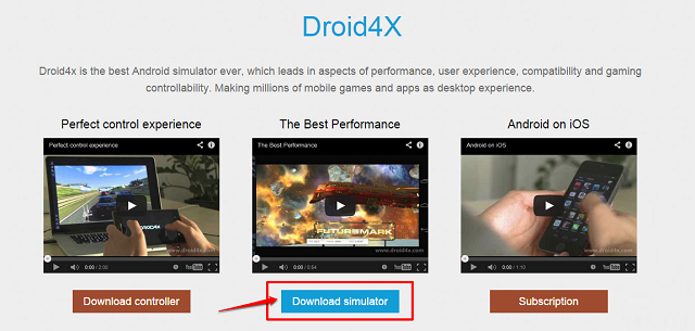 Droid4X là phần mềm giả lập Android trên PC
