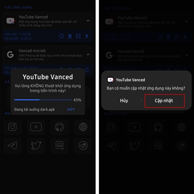 Cách khắc phục youtube vanced bị lỗi không kết nối được intrenet