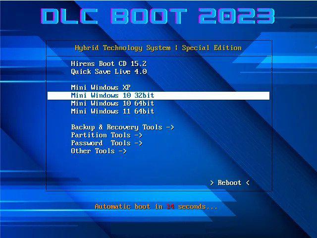 DLC Boot 2023 - Tiện ích sửa lỗi máy tính toàn diện